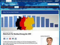 Bild zum Artikel: DeutschlandTrend: Mehrheit für Beobachtung der AfD