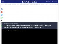 Bild zum Artikel: Video-Bilder: Tagesthemen entschuldigen sich wegen fehlerhafter Berichterstattung zu Chemnitz