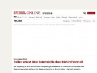 Bild zum Artikel: Doppelpass-Streit: Italien erbost über österreichischen Südtirol-Vorstoß