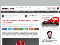 Bild zum Artikel: Sebastian Vettel: Bin kein Promi, sondern ein Sportler