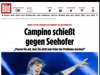 Bild zum Artikel: Vor 30 000 Fans in Bayreuth - Campino kritisiert Horst Seehofer