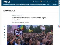 Bild zum Artikel: Stefanie Hertel und Mickie Krause würden gegen Rechts singen