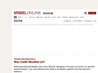 Bild zum Artikel: 'Gezielte Falschinformation': Was treibt Maaßen an?