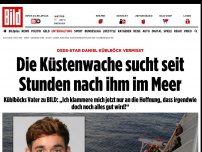 Bild zum Artikel: Daniel Küblböck vermisst - Die Küstenwache sucht seit Stunden nach ihm