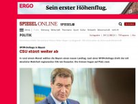 Bild zum Artikel: SPON-Umfrage in Bayern: CSU stürzt weiter ab
