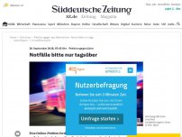 Bild zum Artikel: Petition gegen Lärm: Notfälle bitte nur tagsüber