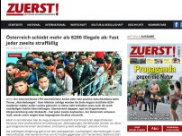 Bild zum Artikel: Österreich schiebt mehr als 8200 Illegale ab: Fast jeder zweite straffällig