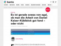 Bild zum Artikel: Es ist gerade sowas von egal, ob man die Arbeit von Daniel Kaiser-Küblböck gut fand – oder nicht