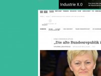 Bild zum Artikel: Renate Künast im Interview zu Köthen: „Die alte Bundesrepublik ist vorbei“