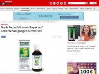 Bild zum Artikel: Bayer - Konzern muss bei Iberogast auf verschwiegene Leberschädigungen hinweisen