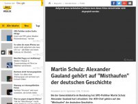 Bild zum Artikel: Martin Schulz: Alexander Gauland gehört auf 'Misthaufen' der deutschen Geschichte