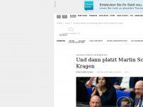 Bild zum Artikel: Haushaltsdebatte im Bundestag: Und dann platzt Martin Schulz der Kragen