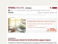 Bild zum Artikel: Orbán-Regierung: EU-Parlament stimmt für Strafverfahren gegen Ungarn