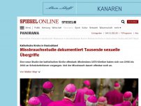 Bild zum Artikel: Katholische Kirche in Deutschland: Missbrauchsstudie dokumentiert 3677 sexuelle Übergriffe
