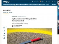 Bild zum Artikel: Asylzuwanderer bei Tötungsdelikten überrepräsentiert