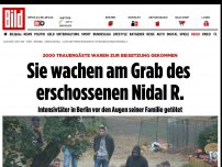 Bild zum Artikel: in Berlin erschossen - Hunderte Polizisten sichern Beisetzung von Nidal R.
