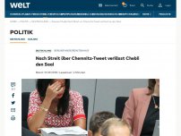 Bild zum Artikel: Nach Streit über Chemnitz-Tweet verlässt Chebli den Saal