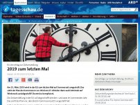 Bild zum Artikel: Uhren sollen 2019 zum letzten Mal umgestellt werden