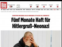 Bild zum Artikel: Zweiter Prozess in Chemnitz - Fünf Monate Haft für Hitlergruß-Neonazi