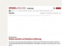 Bild zum Artikel: SPD-Vorsitzende: Nahles besteht auf Ablösung von Maaßen