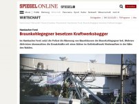 Bild zum Artikel: Hambacher Forst: Braunkohlegegner besetzen Kraftwerksbagger