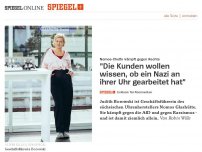 Bild zum Artikel: Nomos-Chefin kämpft gegen Rechts: 'Die Kunden wollen wissen, ob ein Nazi an ihrer Uhr gearbeitet hat'