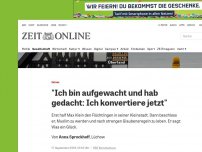 Bild zum Artikel: Islam: 'Ich bin aufgewacht und hab gedacht: Ich konvertiere jetzt.'