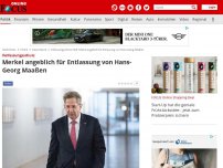 Bild zum Artikel: Bericht unter Berufung auf Koalitionskreise - Merkel soll entschieden haben, dass Maaßen gehen muss