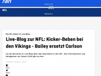 Bild zum Artikel: Kicker-Beben! Vikings entlassen Carlson
