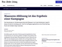 Bild zum Artikel: Die deutsche Regierung entledigt sich eines Querkopfes