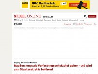 Bild zum Artikel: Einigung der Großen Koalition: Maaßen muss als Verfassungsschutzchef gehen - und wird zum Staatssekretär befördert