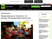 Bild zum Artikel: Messerattacke in Chemnitz: 22-jähriger Tatverdächtiger kommt frei