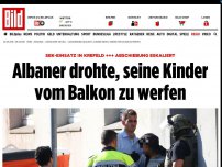 Bild zum Artikel: Abschiebung in Krefeld eskaliert - Albaner droht, seine Kinder vom Balkon zu werfen