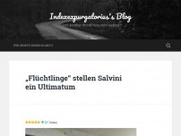 Bild zum Artikel: „Flüchtlinge“ stellen Salvini ein Ultimatum