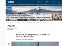 Bild zum Artikel: Nahles will Maaßen-Deal neu verhandeln – Merkel stimmt zu