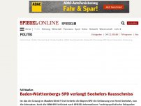 Bild zum Artikel: Fall Maaßen: Baden-Württembergs SPD verlangt Seehofers Rausschmiss