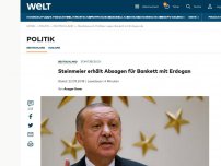 Bild zum Artikel: Steinmeier erhält Absagen für Bankett mit Erdogan