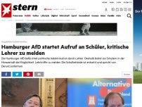 Bild zum Artikel: Angebliche Indoktrination: Hamburger AfD startet Aufruf an Schüler, kritische Lehrer zu melden