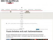 Bild zum Artikel: Nazis brüsten sich mit Antisemitismus
