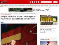 Bild zum Artikel: Besuch in Deutschland - Immer mehr Absagen: Umstrittenes Staatsbankett für Erdogan wird zur Farce
