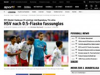 Bild zum Artikel: 0:5-Blamage! HSV geht unter gegen Regensburg