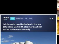 Bild zum Artikel: Leiche zwischen Heuballen in Unnau gefunden: Daniel M. (15) starb auf der Suche nach seinem Handy