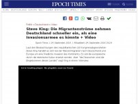 Bild zum Artikel: Steve King: Die Migrantenströme nehmen Deutschland schneller ein, als eine Invasionsarmee es könnte + Video
