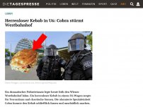 Bild zum Artikel: Herrenloser Kebab in U6: Cobra stürmt Westbahnhof