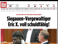 Bild zum Artikel: Gutachten von Psychiaterin - Siegauen-Vergewaltiger Eric X. voll schuldfähig!