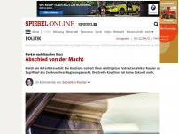 Bild zum Artikel: Merkel nach Kauders Sturz: Abschied von der Macht