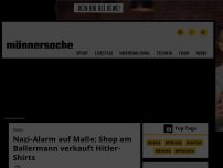Bild zum Artikel: Nazi-Alarm auf Malle: Shop am Ballermann verkauft Hitler-Shirts | Männersache