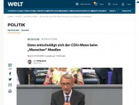 Bild zum Artikel: Dann entschuldigt sich der CDU-Mann beim „Menschen“ Maaßen