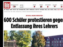 Bild zum Artikel: Er will Mann heiraten - 200 Schüler protestieren gegen Entlassung des Lehrers