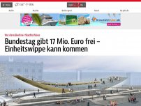 Bild zum Artikel: Bundestag gibt 17 Mio. Euro frei – Einheitswippe kann kommen